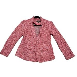 Talbots Petites Red Tweed Blazer Size 4P